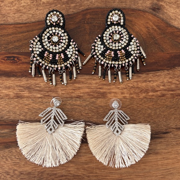Express Jewelry - Set of 2 Express Statement Earrings